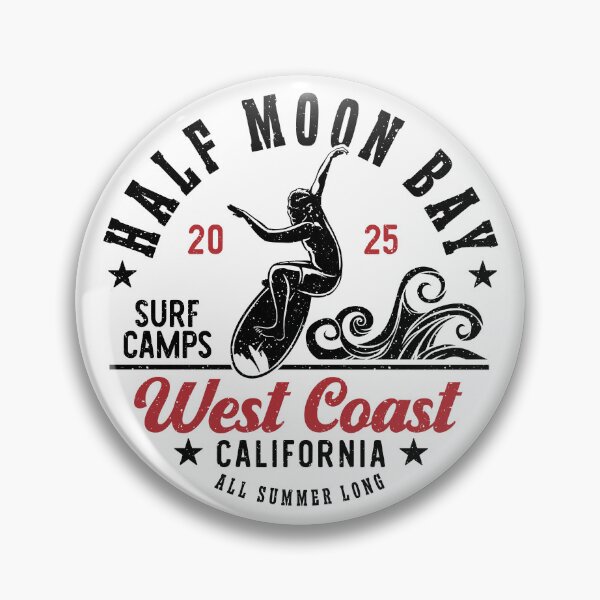 Item preview, Surfing Half Moon Bay Surf Camp San Mateo County California designed and sold by eclecTEEq.