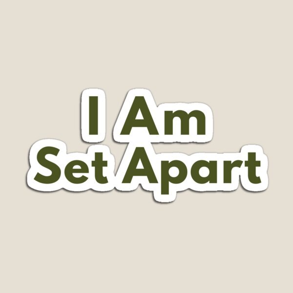 Item preview, I AM Set Apart designed and sold by InActs.