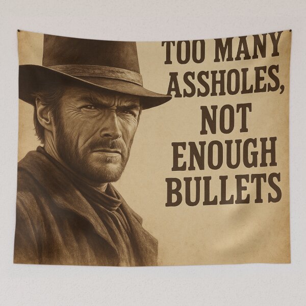 Item preview, Too many assholes, too few bullets designed and sold by Bernd Friese.