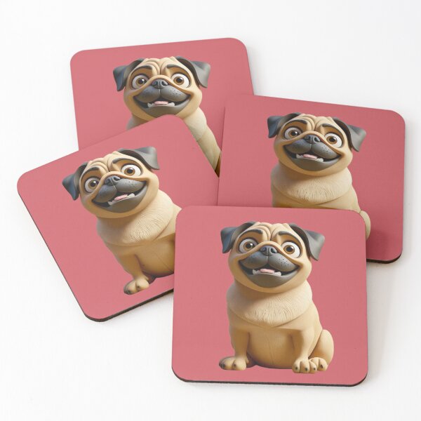 Item preview, Claymation Style Pug | Stop Motion Dog designed and sold by PumagirlDigital.