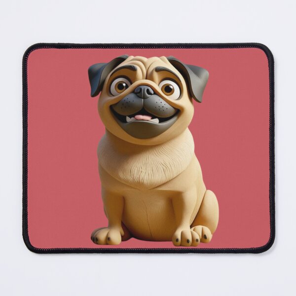 Item preview, Claymation Style Pug | Stop Motion Dog designed and sold by PumagirlDigital.