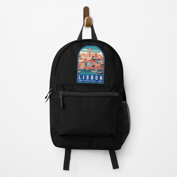 Item preview, Lisbon in Portugal Vintage Travel Art Emblem designed and sold by MaateoDesign.