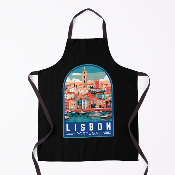 Item preview, Lisbon in Portugal Vintage Travel Art Emblem designed and sold by MaateoDesign.