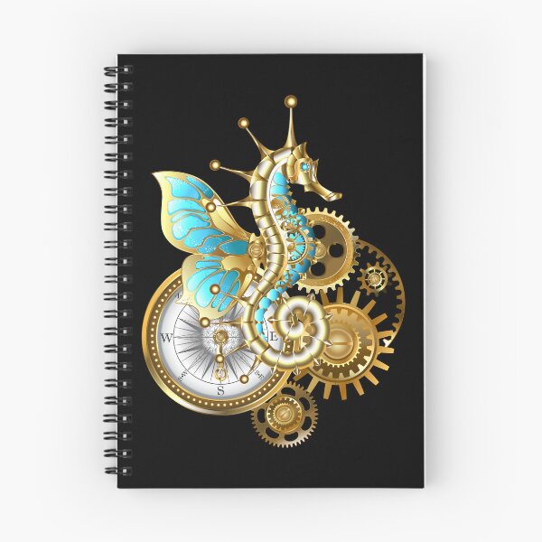 Item preview, golden mechanical seahorse designed and sold by kyest.