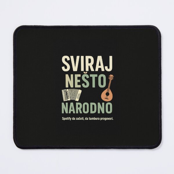 Item preview, Sviraj Nesto Narodno - Poster, Majice, Stikeri designed and sold by emeffectstudios.