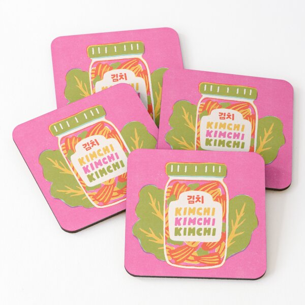 Item preview, Colorful Pink Kimchi Riso designed and sold by Midnight Coffee.