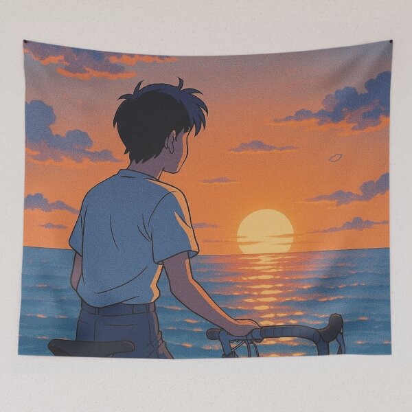 Item preview, Serene Sunset Coastal Walk designed and sold by JonelleTshirts.