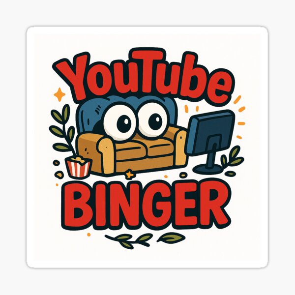 YOUTUBE BINGER Sticker