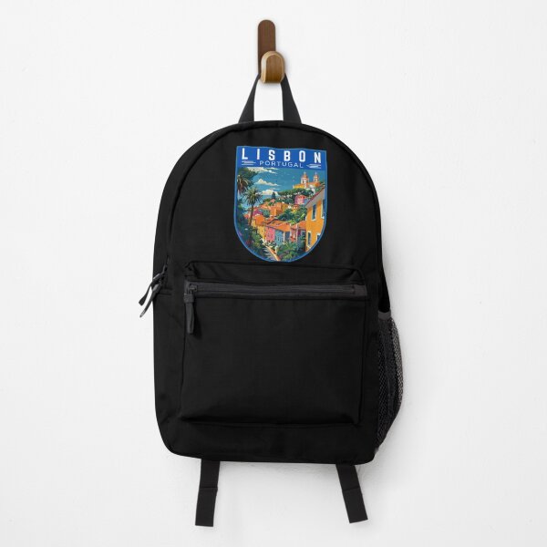 Item preview, Lisbon in Portugal Vintage Travel Art Badge designed and sold by MaateoDesign.