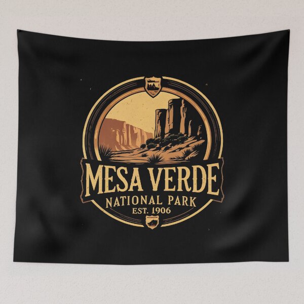 Item preview, Mesa Verde National Park - Colorado - United States  designed and sold by GoodOldVintage.