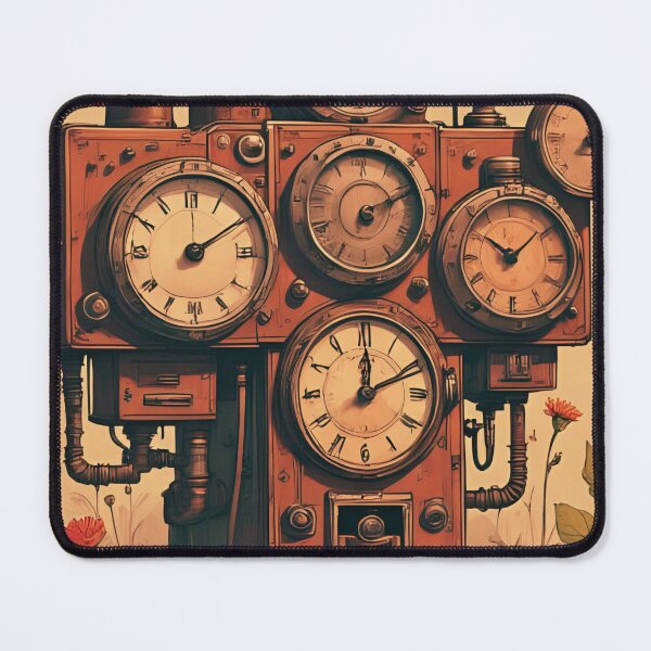 Item preview, Platform 5: Steampunk Farewell Mechanical clocks.  designed and sold by coolcomonshirts.