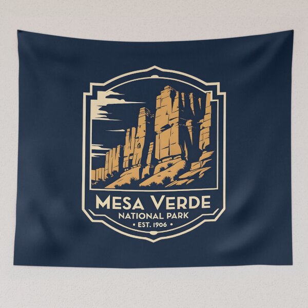 Item preview, Mesa Verde National Park - Colorado - United States  designed and sold by GoodOldVintage.