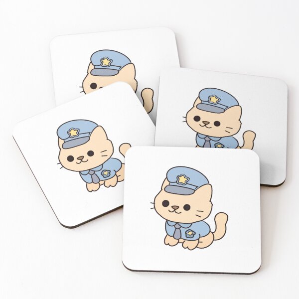 Item preview, Cute,police,cat designed and sold by Heeryun25.