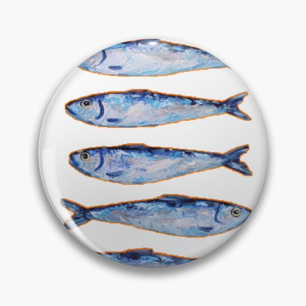 Item preview, sardines designed and sold by Pretty Postcards.