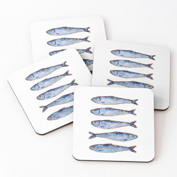 Item preview, sardines designed and sold by Pretty Postcards.