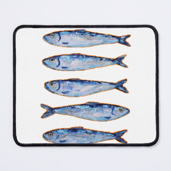 Item preview, sardines designed and sold by Pretty Postcards.