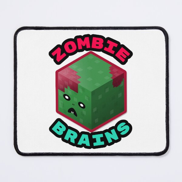 Item preview, Zombie Brains – Funny Gamer Zombie Shirt – Blocky Undead Pixel Art Halloween Design designed and sold by Willebees.