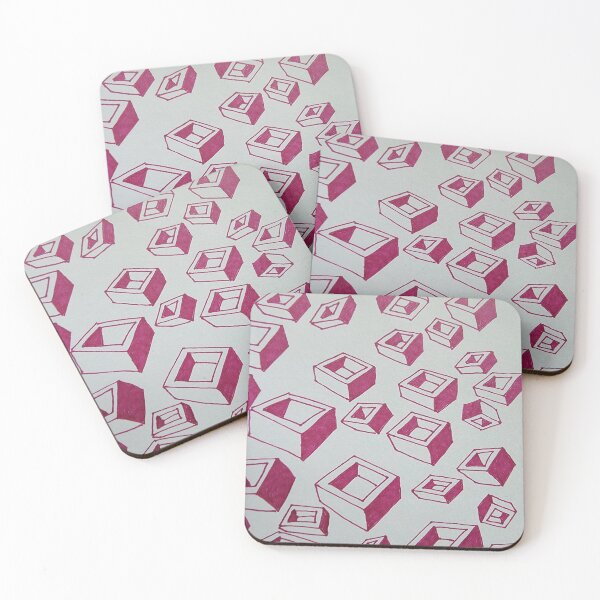 Item preview, squares block falling down designed and sold by bob-salerno-art.