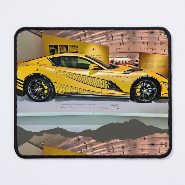 Item preview, Yellow Ferrari All The Way designed and sold by ByToriKelley.