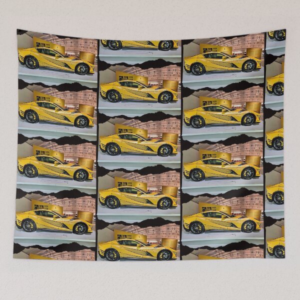 Item preview, Yellow Ferrari All The Way designed and sold by ByToriKelley.