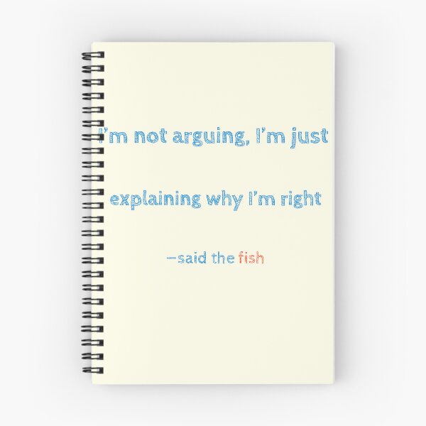 Item preview, Fish Logic – Funny Ocean Quote Shirt designed and sold by KWkindwaves.