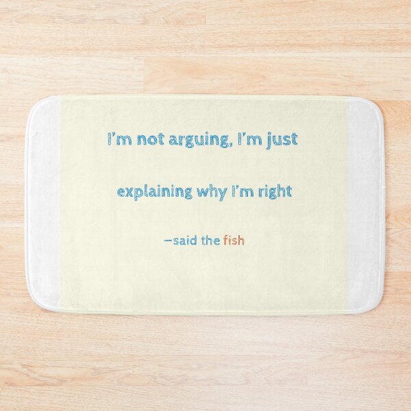 Item preview, Fish Logic – Funny Ocean Quote Shirt designed and sold by KWkindwaves.