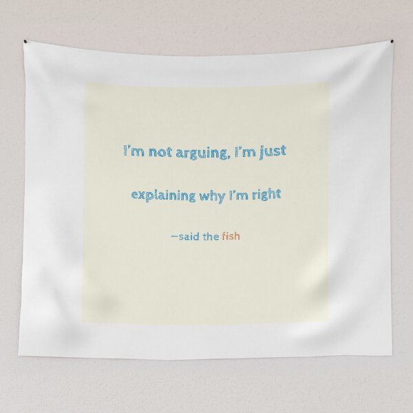 Item preview, Fish Logic – Funny Ocean Quote Shirt designed and sold by KWkindwaves.