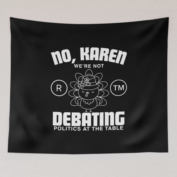 Item preview, We're not debating politics at the table designed and sold by Peerless-Prime.