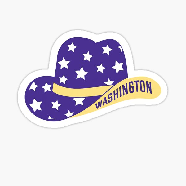UW Hat Sticker