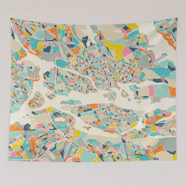 Item preview, STOCKHOLM CITY STREET MAP designed and sold by JazzberryBlue.
