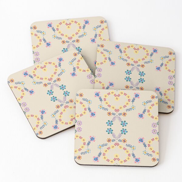 Item preview, Vintage floral embroidery designed and sold by n-like-design.