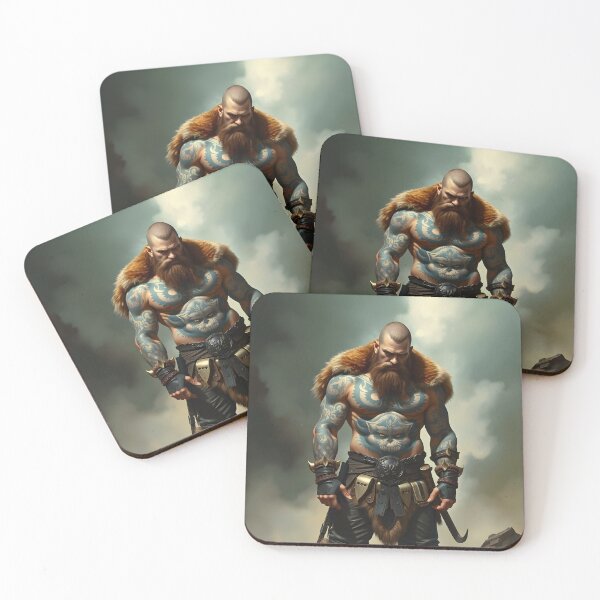 Item preview, Halfdan the Berserker (Nice to meet you!) designed and sold by laurencecrea.