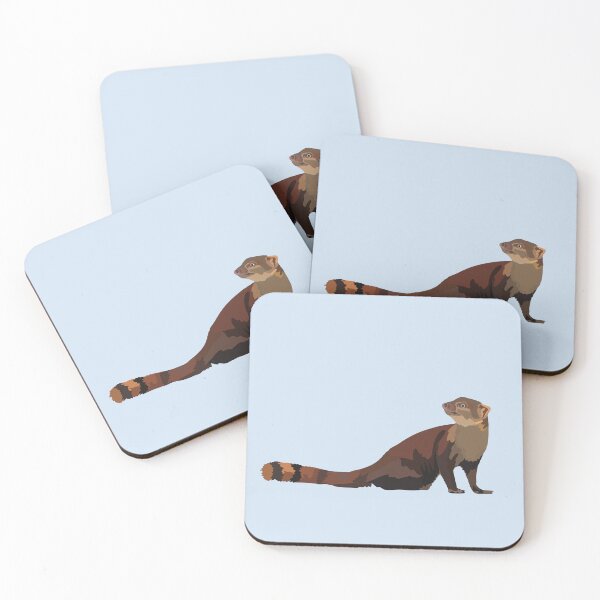 Item preview, R is for Ringtailed Mongoose,Ring-Tailed Mongoose – Rare Madagascar Carnivore Illustration designed and sold by PrettylittlepastelUk.
