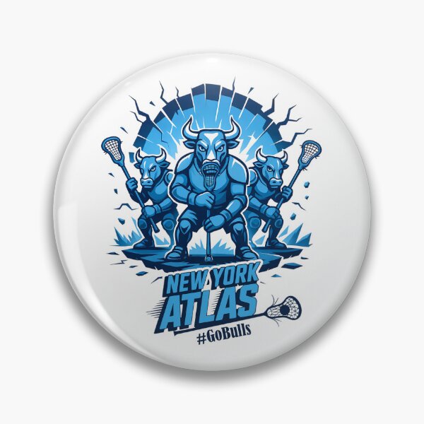 Item preview, New York Atlas  Illustrated Fan Design  Lacrosse Lovers designed and sold by Designfordream.