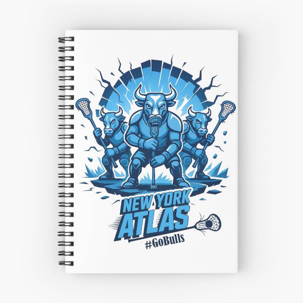 Item preview, New York Atlas  Illustrated Fan Design  Lacrosse Lovers designed and sold by Designfordream.