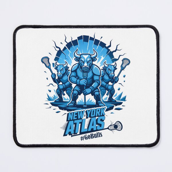 Item preview, New York Atlas  Illustrated Fan Design  Lacrosse Lovers designed and sold by Designfordream.