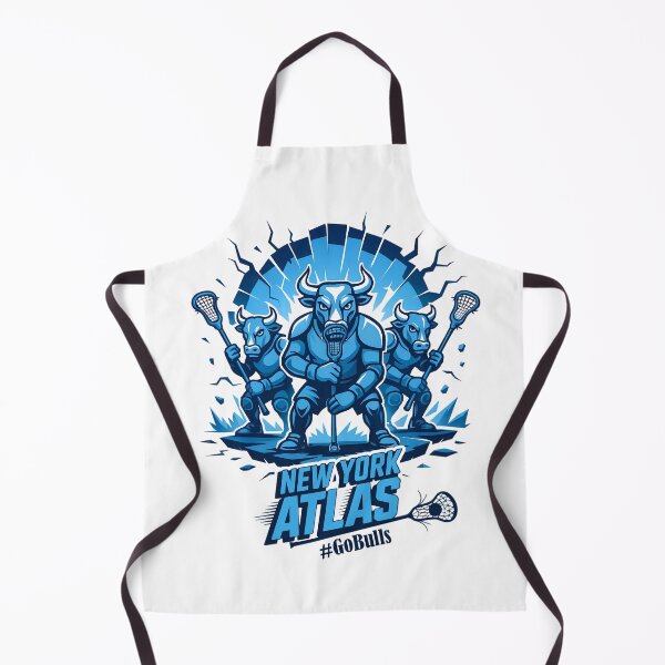 Item preview, New York Atlas Illustrated Fan Design Lacrosse Lovers designed and sold by Designfordream.
