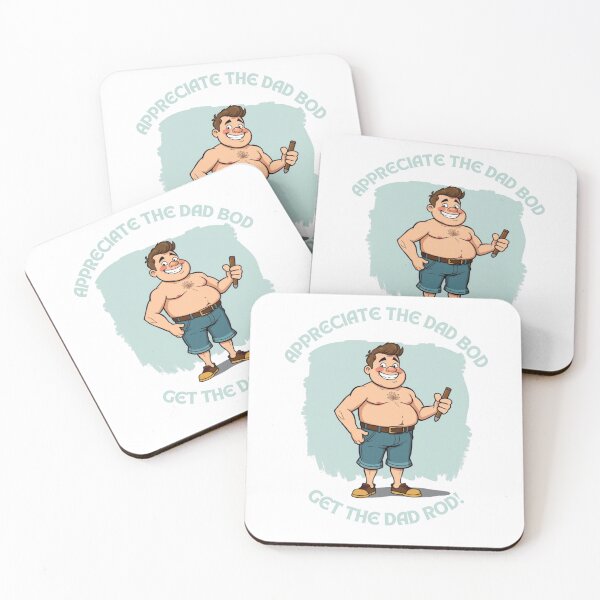 Item preview, Appreciate the dad bod, get the dad rod! designed and sold by NicMacTees.
