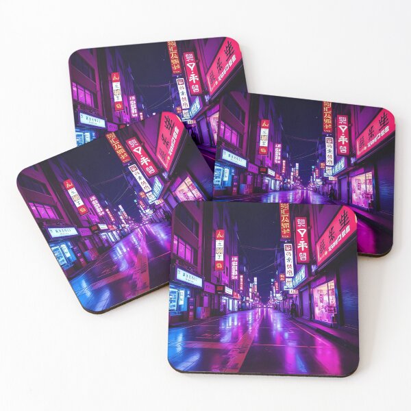 Item preview, Neon Japanese Strip designed and sold by FoxdogArt.