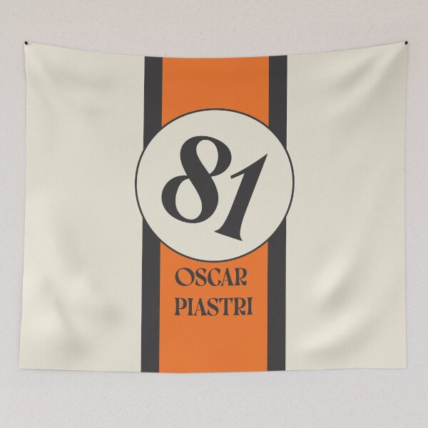 Item preview, Oscar Piastri 81 designed and sold by PatternDesign01.