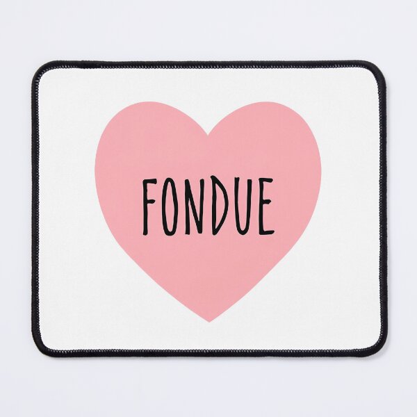 Item preview, I Heart Fondue  designed and sold by CharmStudio.