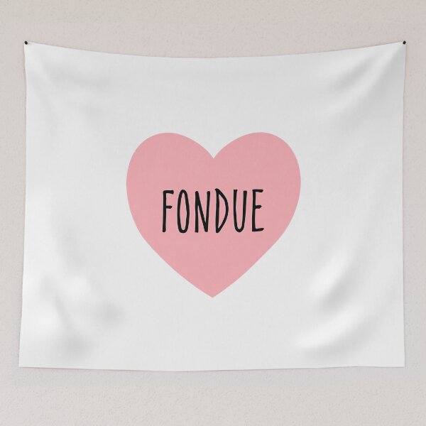 Item preview, I Heart Fondue  designed and sold by CharmStudio.