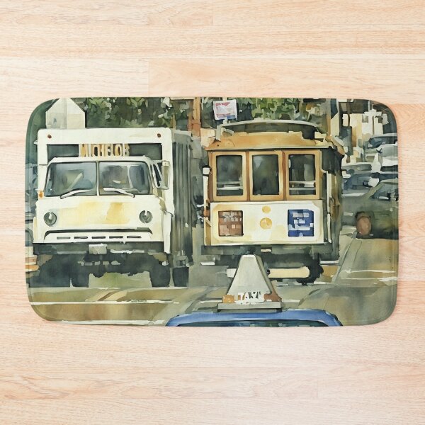 Item preview, Trams and Trucks designed and sold by RCWatercolours.