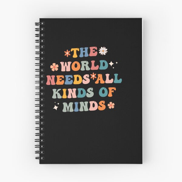 Item preview, The world Needs all kind of minds - To all beautiful special education SPED Teacher beautiful Groovy design  designed and sold by Artsy Apparels.