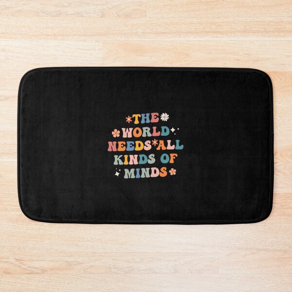 Item preview, The world Needs all kind of minds - To all beautiful special education SPED Teacher beautiful Groovy design  designed and sold by Artsy Apparels.