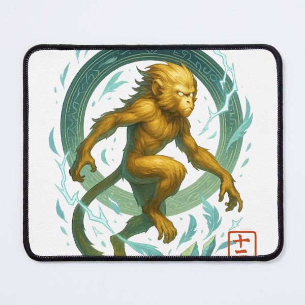 Item preview, Electric Zodiac Monkey – Japanese Fantasy Zodiac Animal designed and sold by SenpaInk.