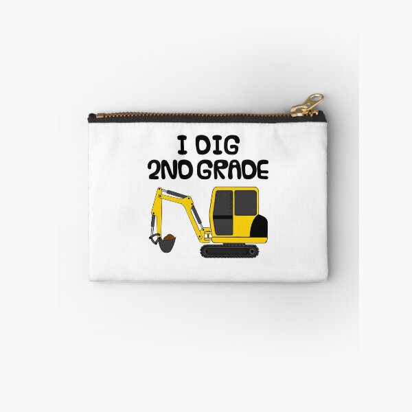 Item preview, I Dig 2nd Grade, Construction Digger, First Day Of School designed and sold by doodlerob.