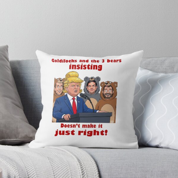 Item preview, Trump Goldilocks Trump Protest Flair designed and sold by ProtestThreads.