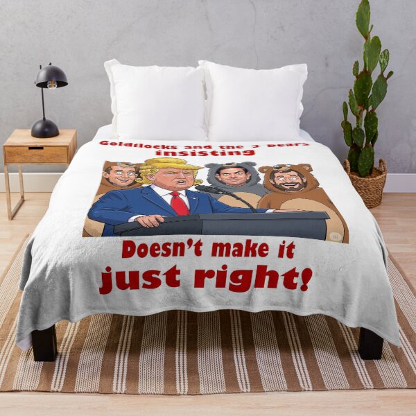 Item preview, Trump Goldilocks Trump Protest Flair designed and sold by ProtestThreads.