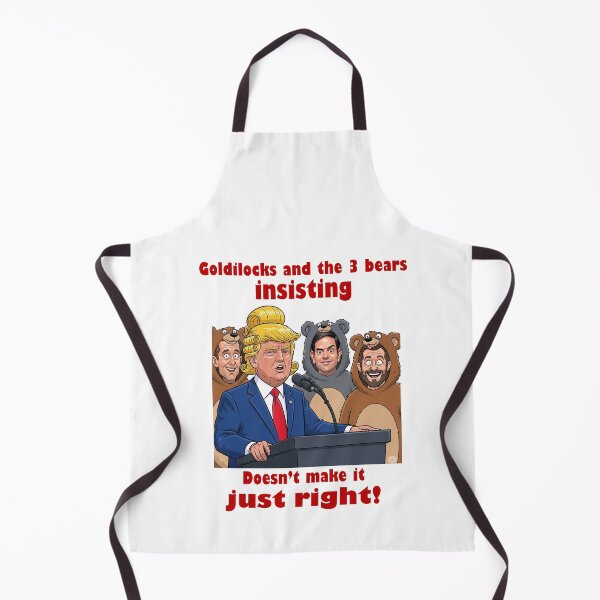 Item preview, Trump Goldilocks Trump Protest Flair designed and sold by ProtestThreads.